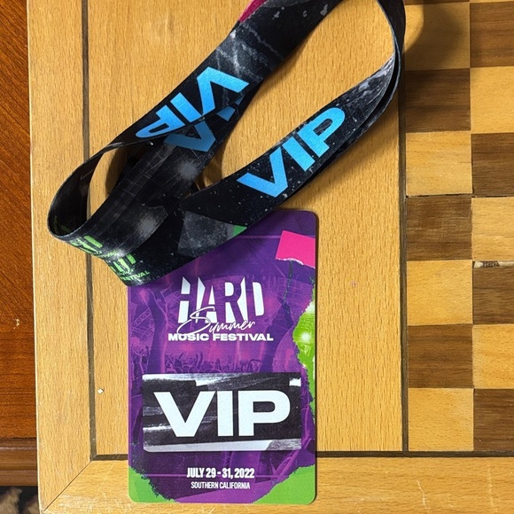 Insomniac Accessories - 2022 Hard Summer VIP Lanyard